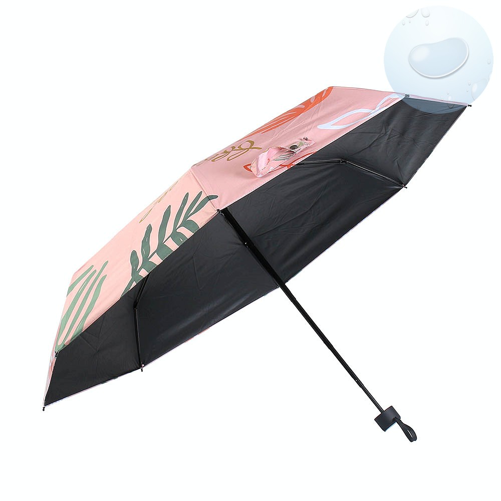 Oce 5단 이쁜 수동우산 겸 양산 핑크 튼튼한 우양산 접이식  가벼운 단우산 접는 암막 우산