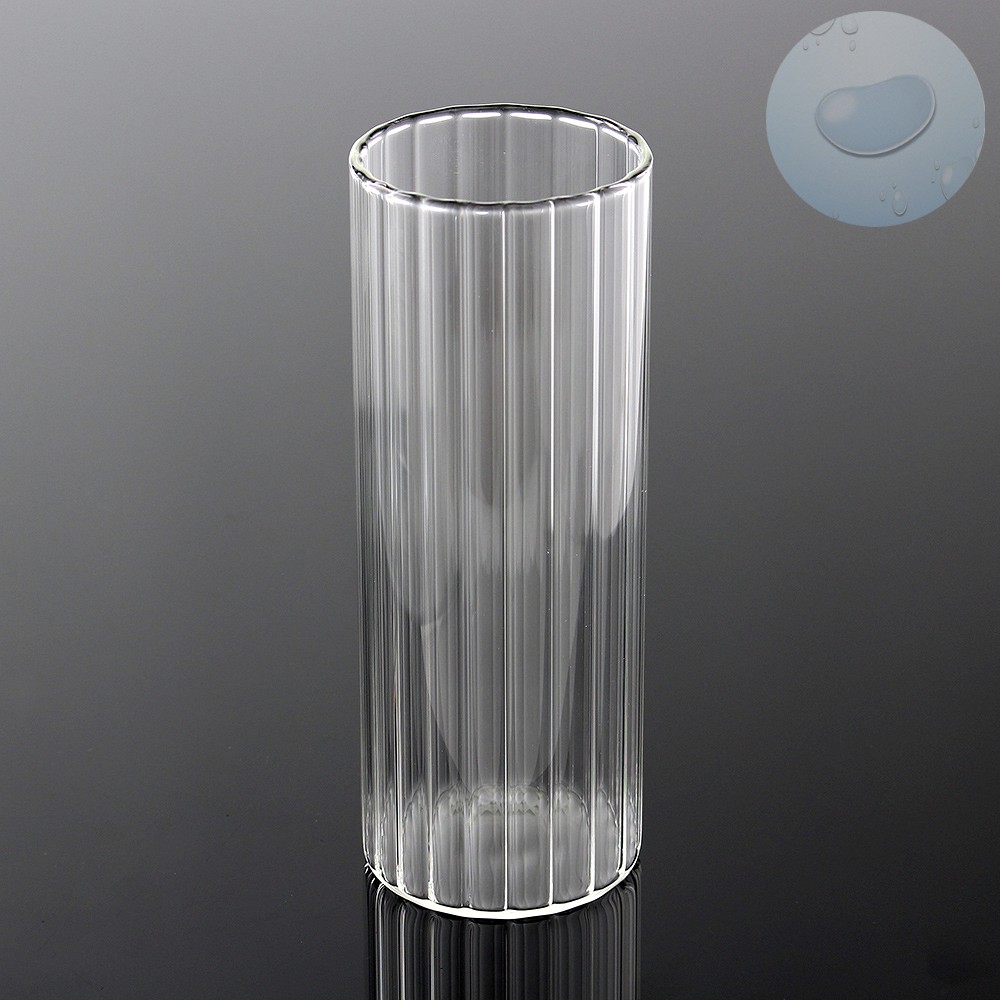Oce 아이스 칵테일 하이볼 생맥주 잔 주름 컵 2p 455ml 긴 찻잔 보온보냉 컵 얼음 물컵 물잔