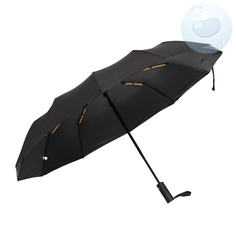 Oce 3단 완전 자동우산 겸 양산 블랙 휴대용 자동우산 초경량 양우산 접는 암막 우산