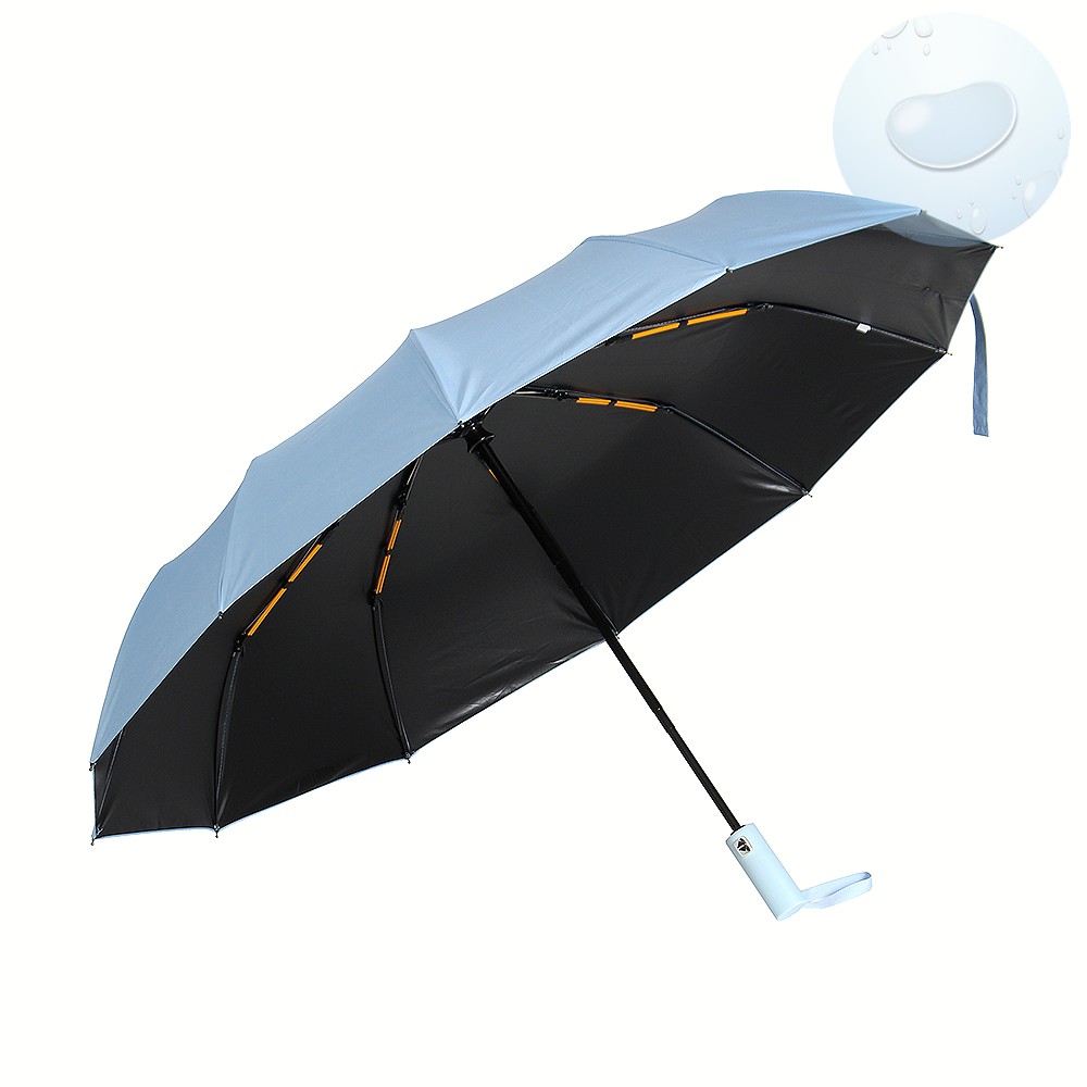 Oce 3단 완전 자동우산 겸 양산 스카이 접는 암막 우산 휴대용 자동우산 방수 방풍 우산