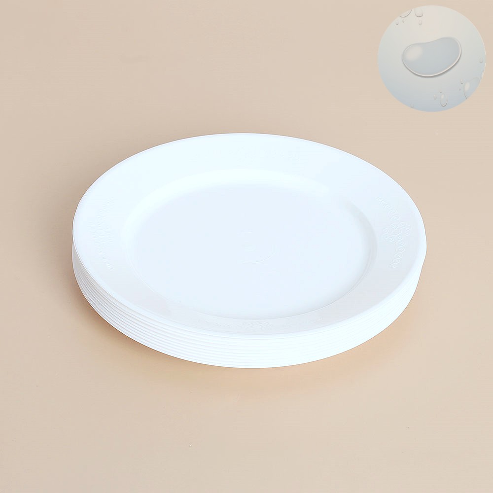 Oce pp 접시 플라스틱 반찬 그릇 10입 15cm 일회용 반찬 용기 식품 포장 그릇 배달 용기