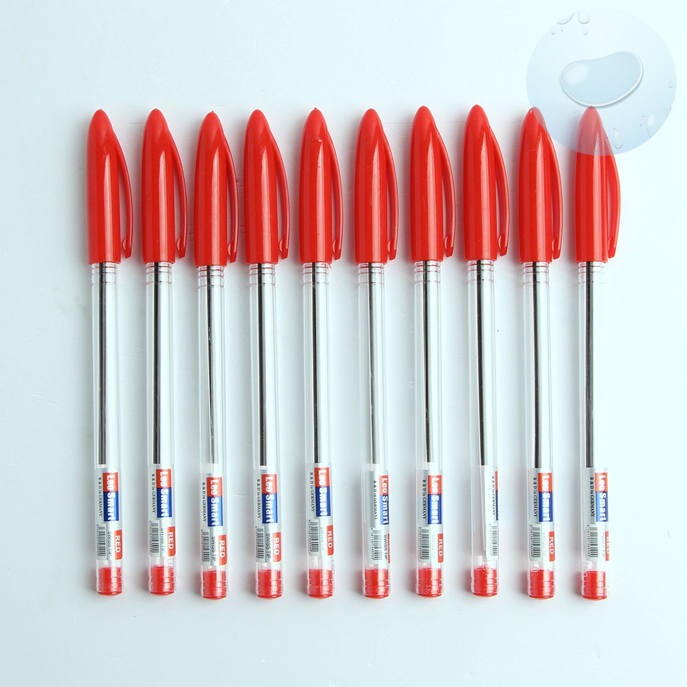 학생 사무용 검정 볼펜 10p 빨강 서류 펜슬 사무용 연필 사무용펜