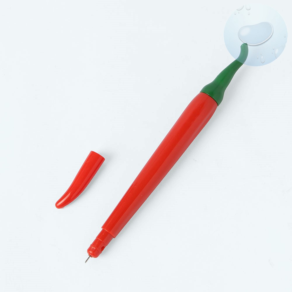 Oce 잘써지는 중성펜 빨간 고추 0.5mm 사무실 필기류 서류 연필 중성 볼펜