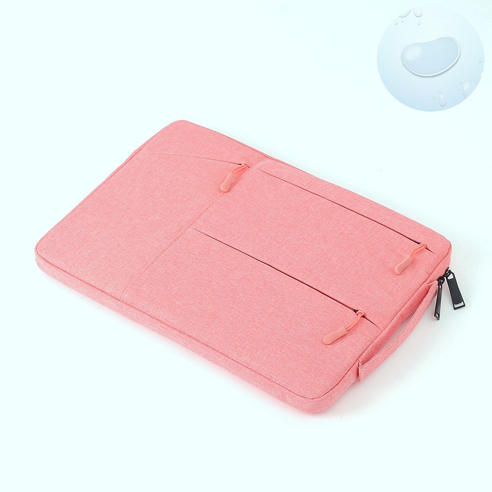 지퍼 포켓 태블릿 파우치 탭 가방 핑크 39x27 손잡이 맥북 파우치 노트북 백 컴퓨터 가방