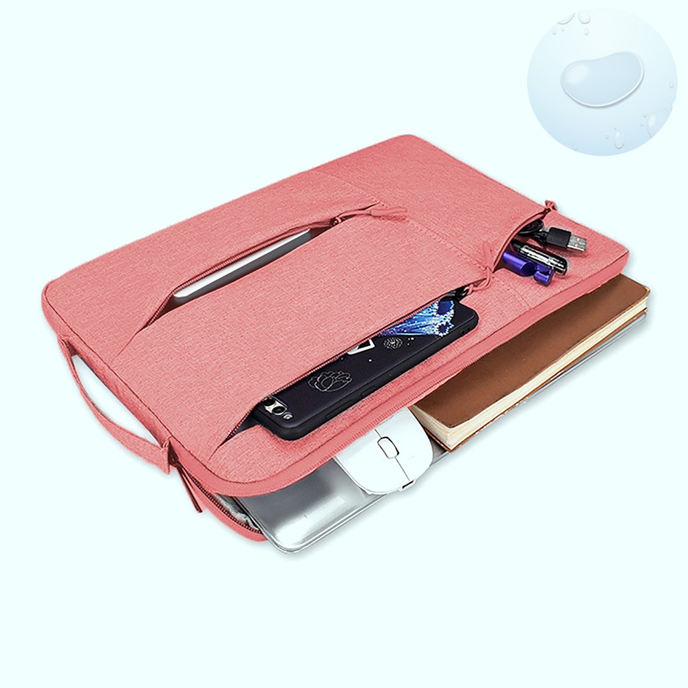 지퍼 포켓 태블릿 파우치 탭 가방 핑크 35x26 태블릿 백 아이패드백 컴퓨터 가방