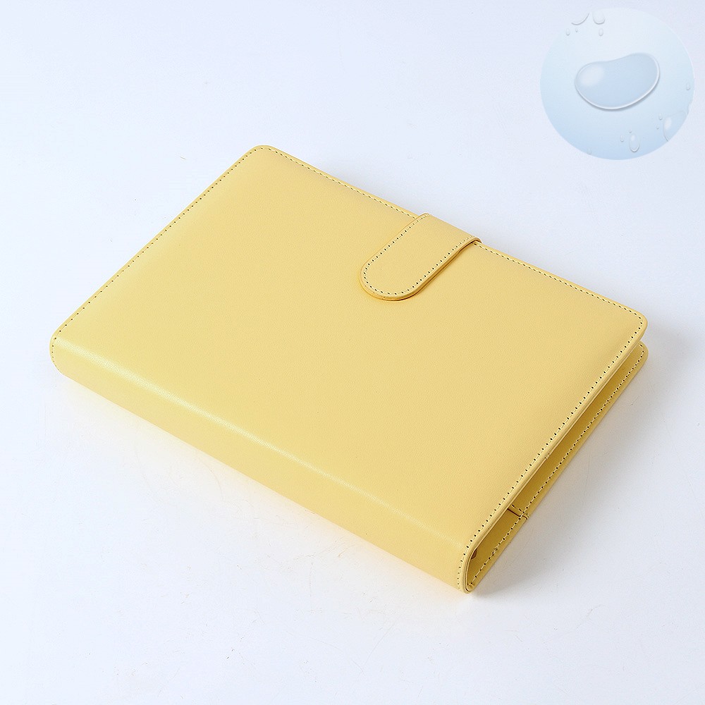 Oce 파스텔 노트형 다이어리 지갑 A5 레몬 양장 제본 스케쥴러  포켓 육공 다이어리
