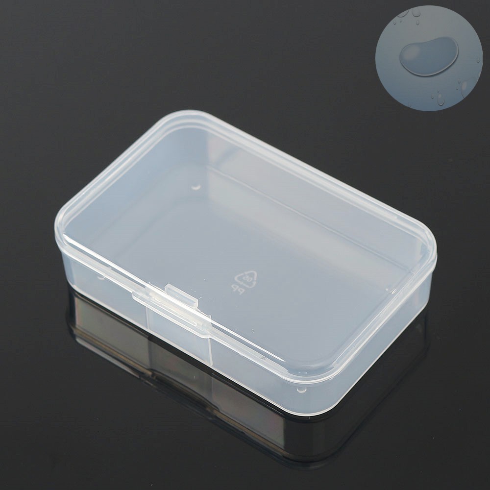 Oce 헤어핀 정리함 플라스틱 빈통 9x6 5p 구급 상자 핀통 삔통 못통 투명 뚜껑 상자