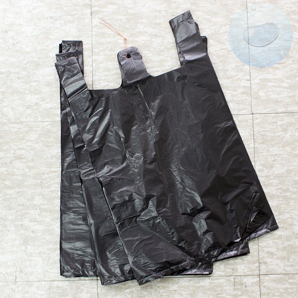 Oce 마트 비닐봉지 플라스틱백 100p 검정 3호 속지 비닐 봉지 과일 포장 편의점 비닐 봉투