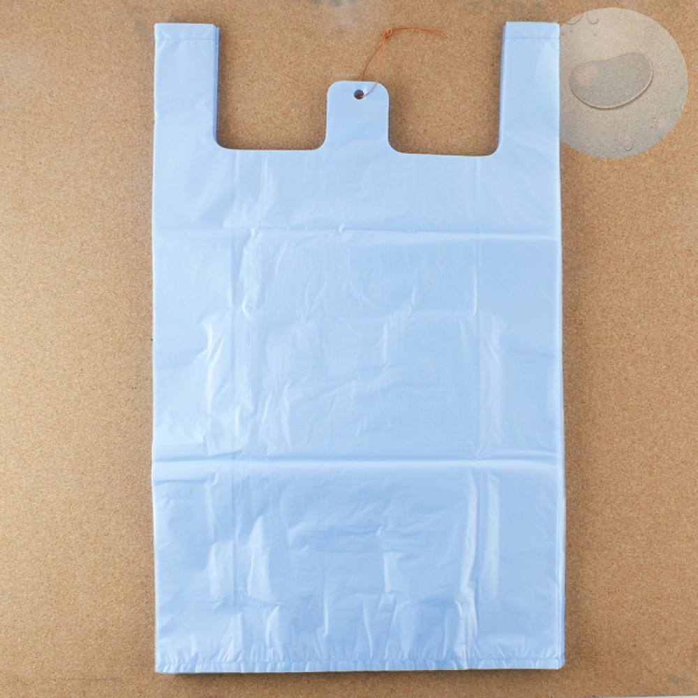 Oce 마트 비닐봉지 플라스틱백 100p 연청색 4호 비닐백 속지 비닐 봉지 포장백