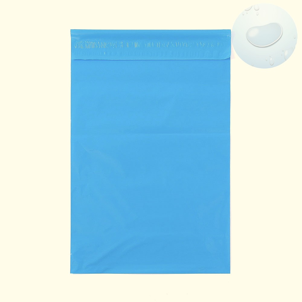 택배 비닐 봉지 접착 봉투 100p 25x38 블루 비닐백 의류 포장 비닐 택배봉투