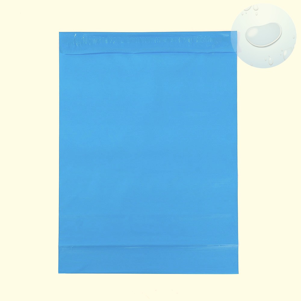 택배 비닐 봉지 접착 봉투 100p 35x48 블루 접착비닐 의류 포장 비닐 포장백