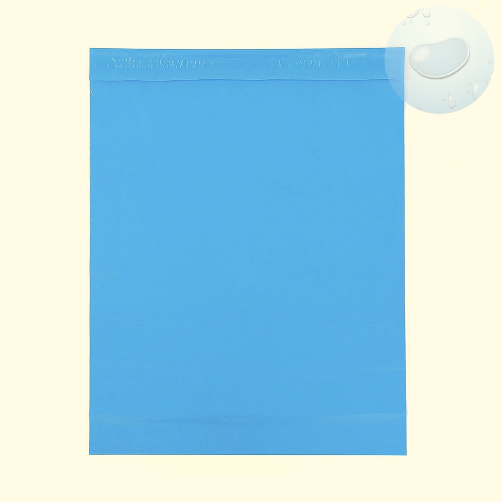 택배 비닐 봉지 접착 봉투 100p 40x56 블루 비닐백 안전봉투 접착비닐