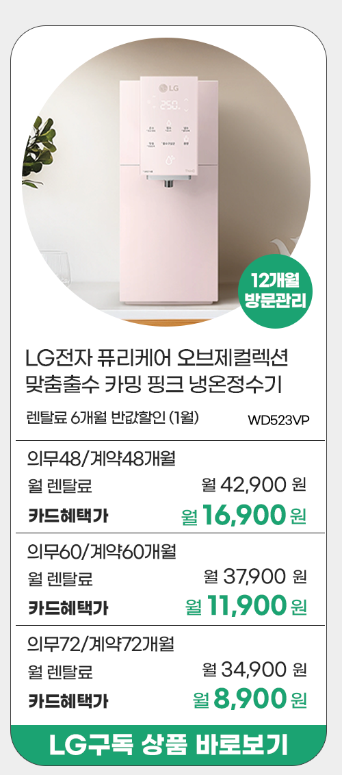 LG전자 프로모션