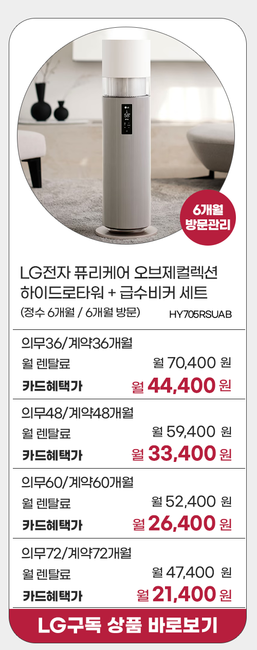 LG전자 프로모션