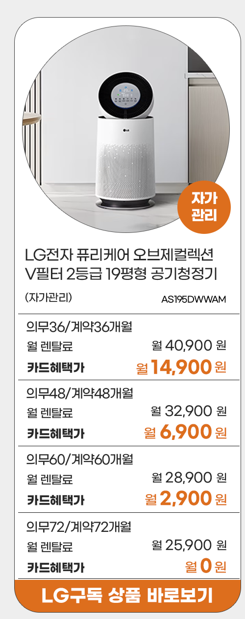 LG전자 프로모션