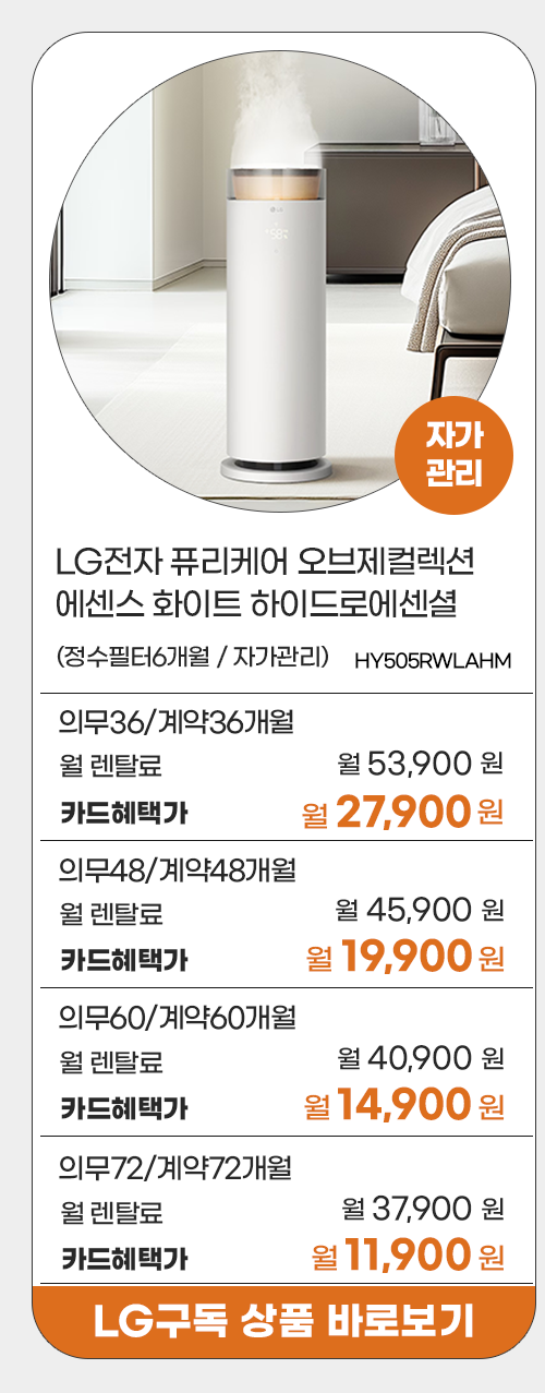 LG전자 프로모션