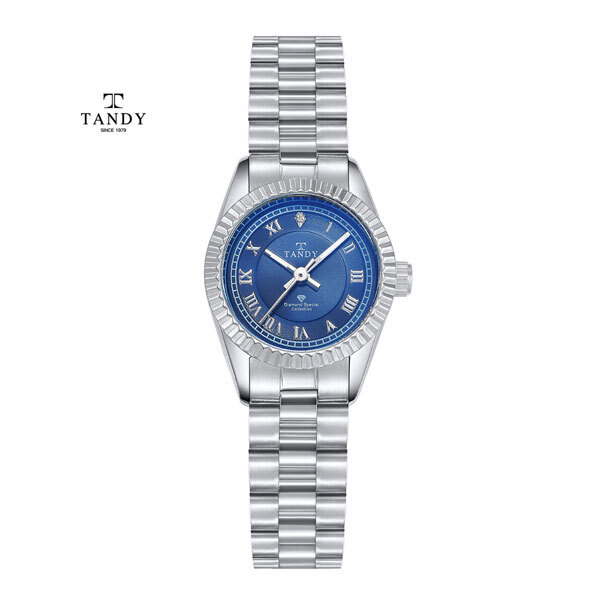 [TANDY] 탠디 다이아몬드 메탈시계(여성) TS 303 F blue Dia