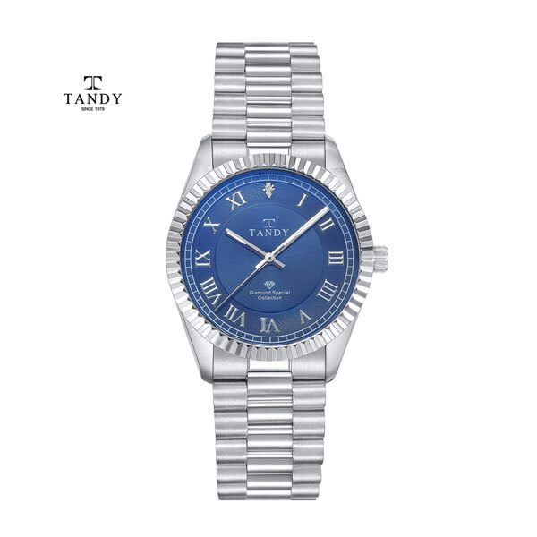 [TANDY] 탠디 다이아몬드 메탈시계(남성) TS 303 M blue Dia