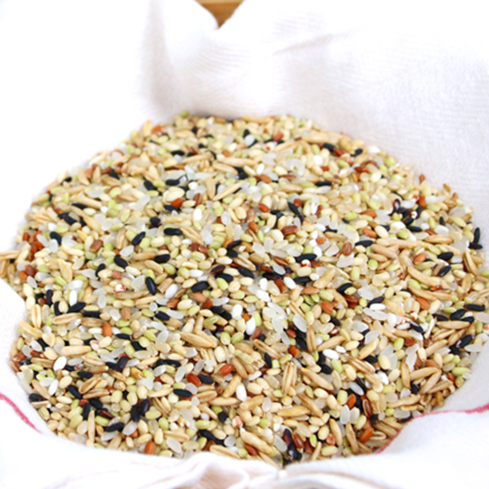 [25년 햅곡]전남 해남 무농약으로 키운 유기농 8곡 잡곡 2kg (귀리/찰홍미/찰녹미/등)