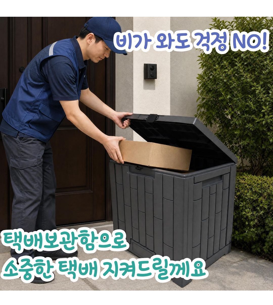 택배보관함 무인택배함 아파트 단독주택 가정용 야외 물품보관함 상세 이미지 8