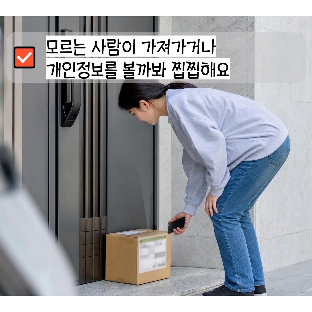 택배보관함 무인택배함 아파트 단독주택 가정용 야외 물품보관함 상세 이미지 11