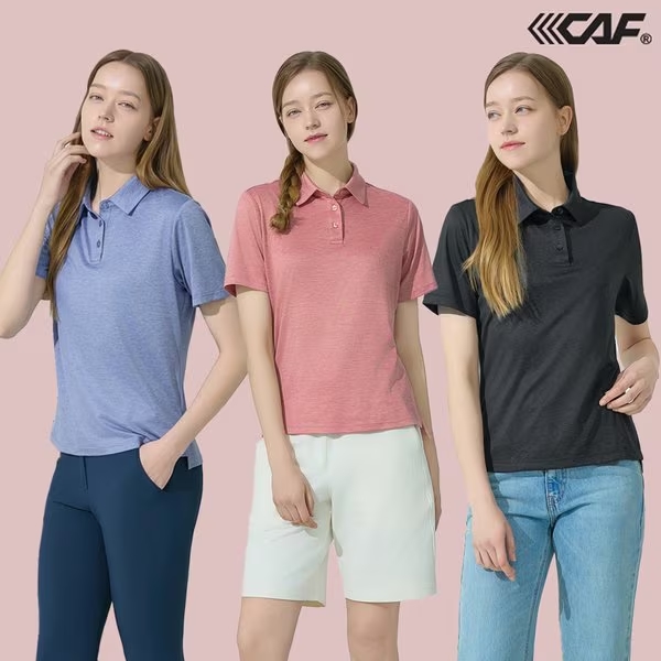 르까프(LECAF) 여성 캐주얼 데일리 카라티셔츠