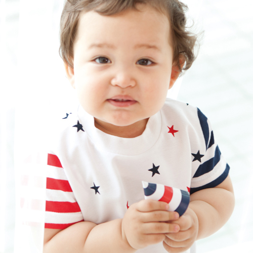 CC-11 영유아용 곤적별나염티셔츠/하복