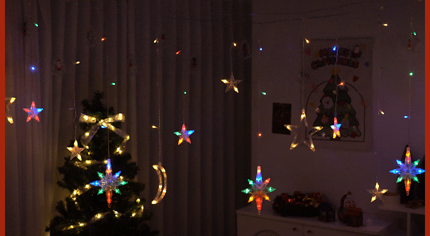 크리스마스 LED 커튼형 조명