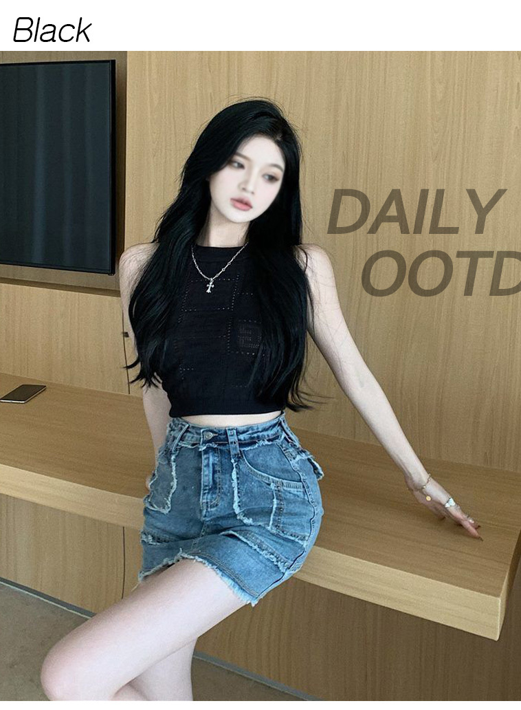 여름 반폴라 홀터넥 나시 상세 이미지 18