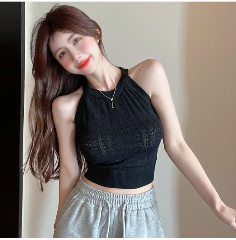 여름 반폴라 홀터넥 나시 상세 이미지 22
