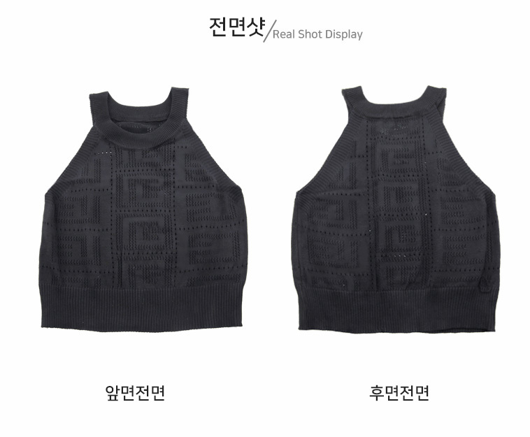 여름 반폴라 홀터넥 나시 상세 이미지 34