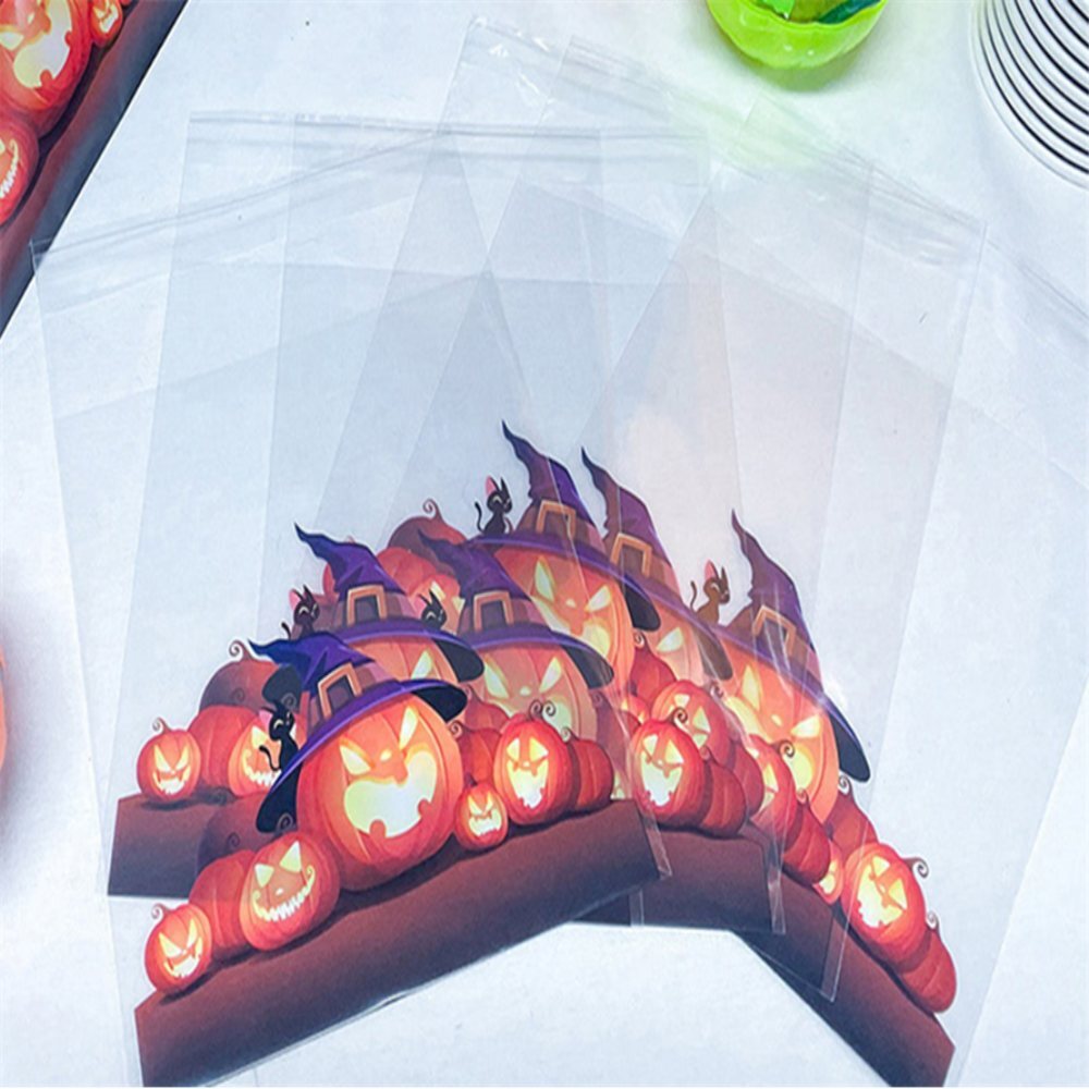 할로윈 OPP 봉투 13x13cm 8개입 쿠키비닐 쿠키봉투 할로윈구디백