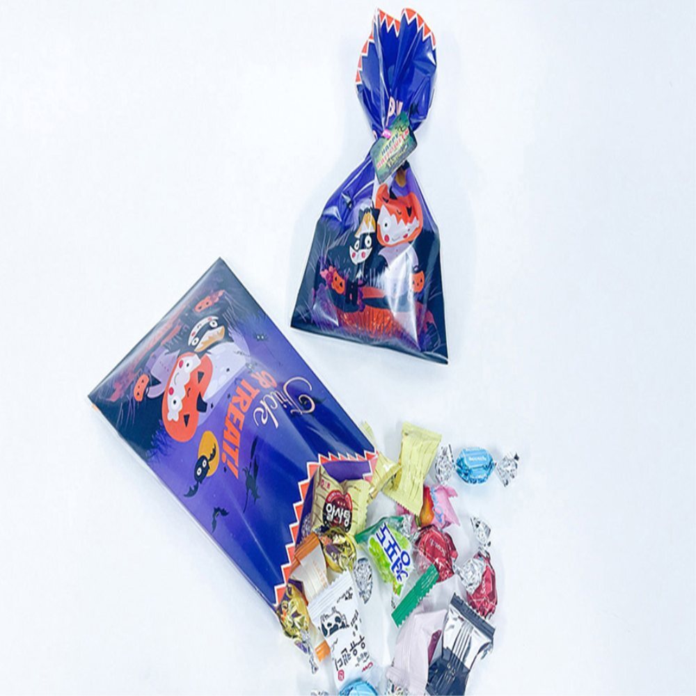 할로윈 포장봉투 14x20cm 6개입 할로윈구디백 쿠키포장봉투 할로윈파티소품