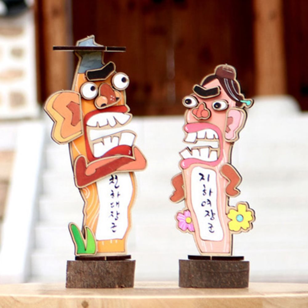 입체 장승 만들기 어린이만들기 만들기체험 초등학교만들기