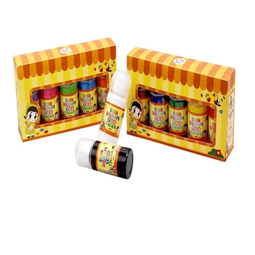 핑거 도트 페인트 세트 60ml x 12색 미술활동 미술지도사 액션페인팅