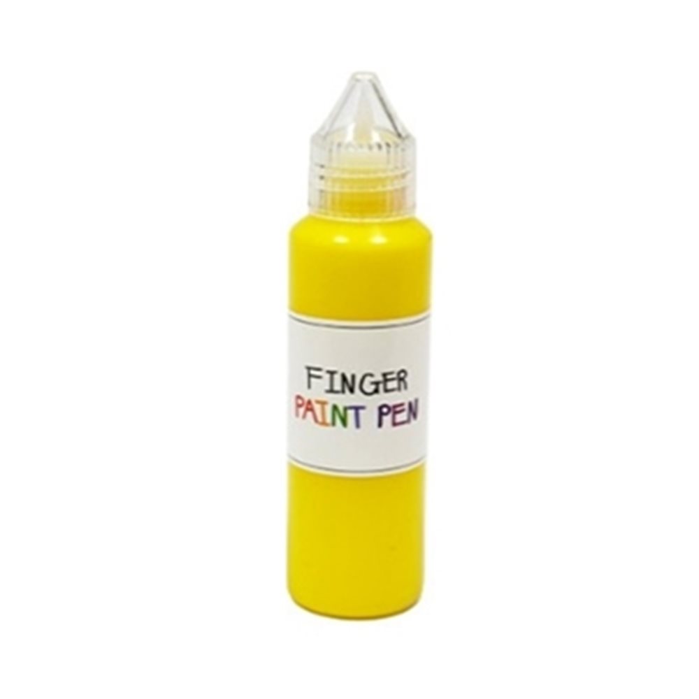 핑거 페인트펜 낱색 50ml 노랑 미술재료 핑거페인팅 워터물감