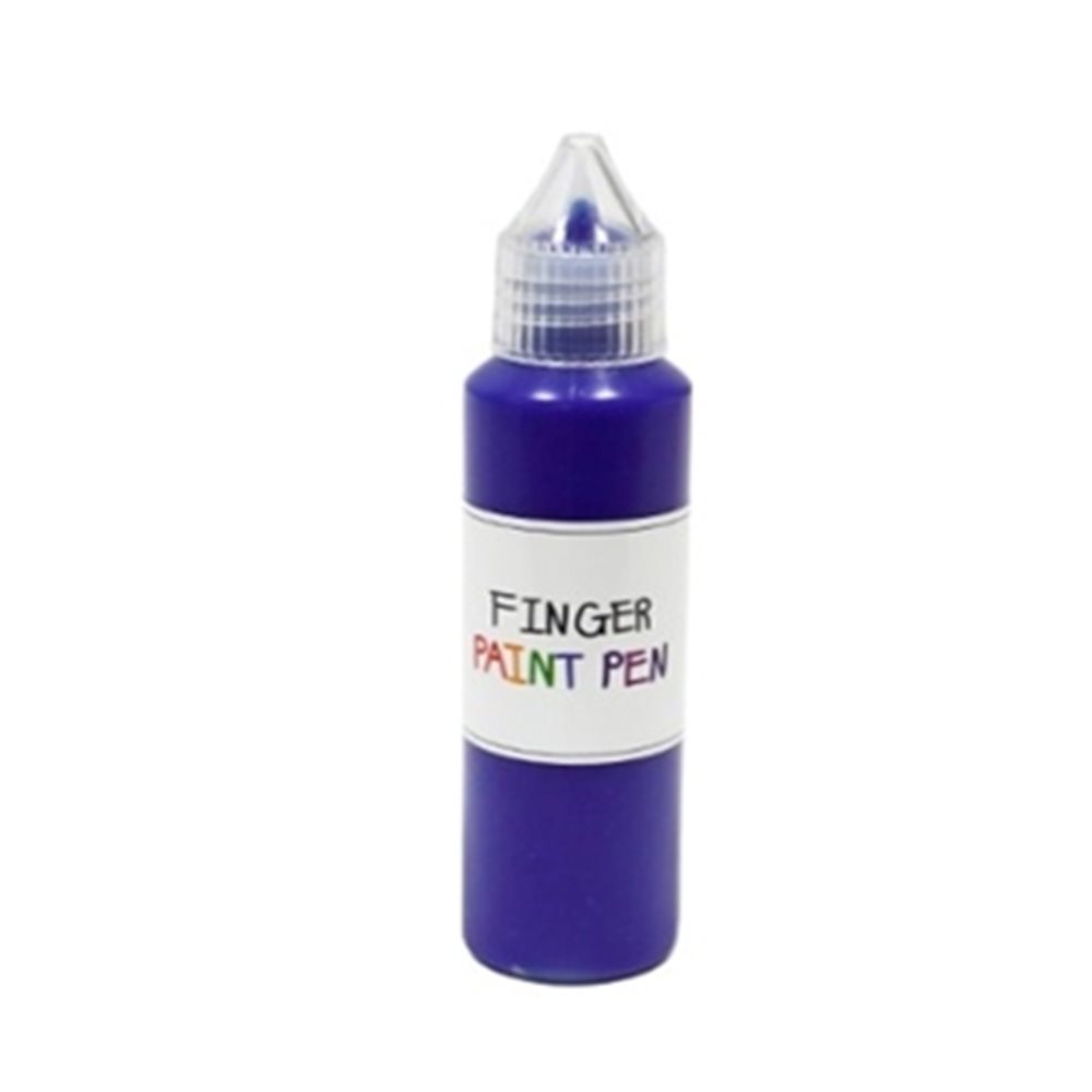 핑거 페인트펜 낱색 50ml 파랑 어린이물감놀이 아기물감놀이 어린이미술용품