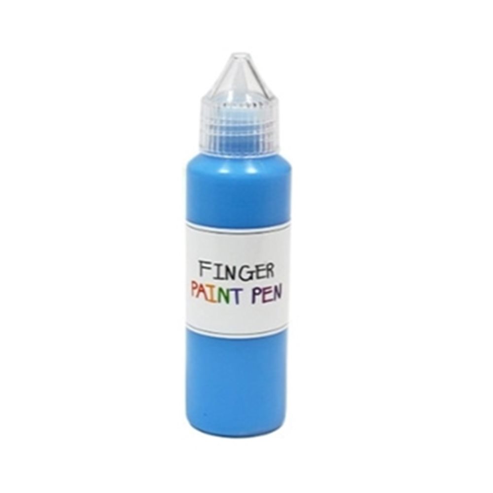 핑거 페인트펜 낱색 50ml 하늘 미술놀이 어린이물감 유치원교구