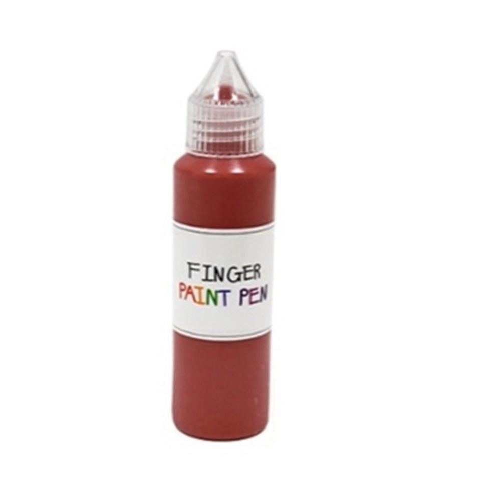 핑거 페인트펜 낱색 50ml 갈색 튜브물감 엄마표미술놀이 워셔블물감