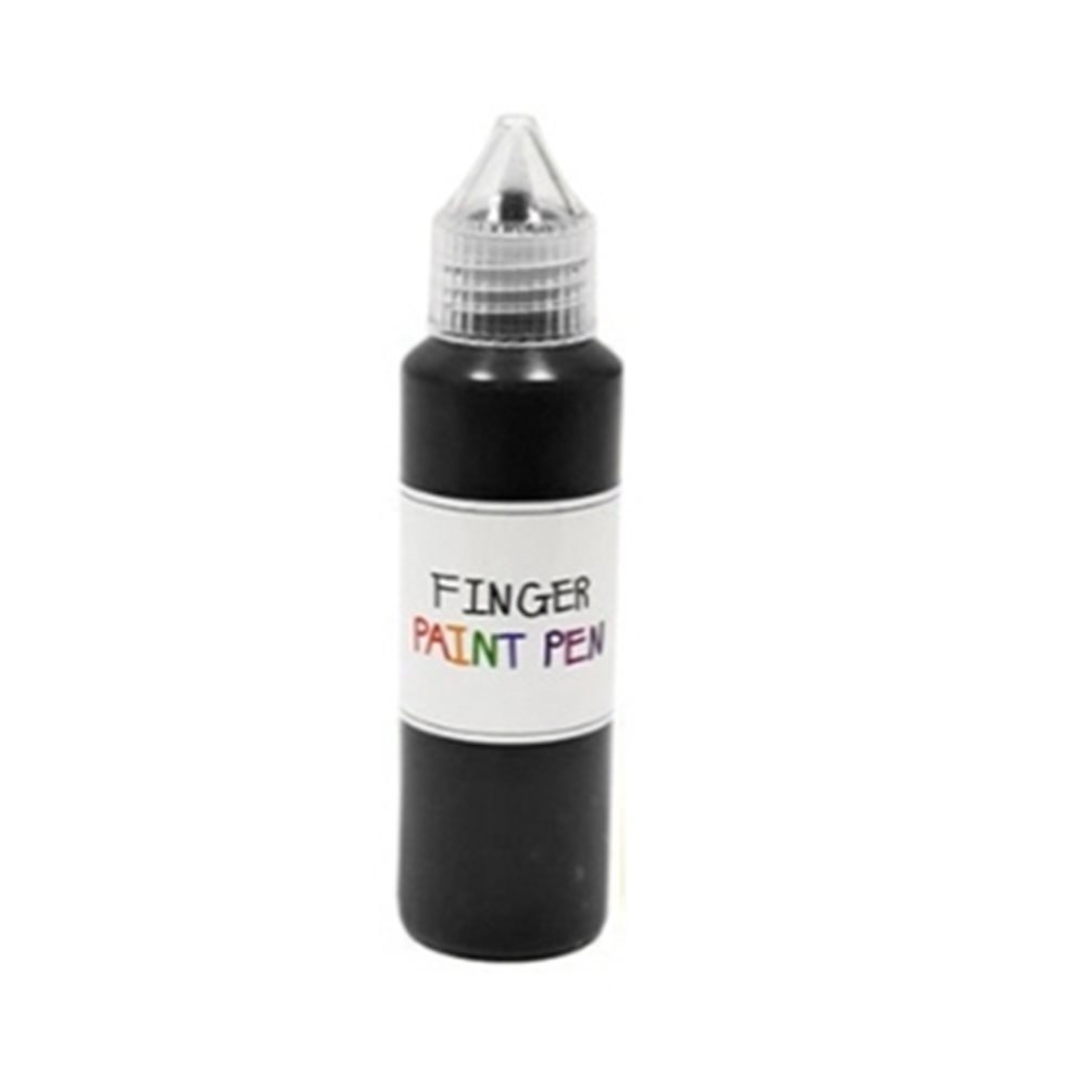 핑거 페인트펜 낱색 50ml 검정 도트물감 튜브물감 물감펜