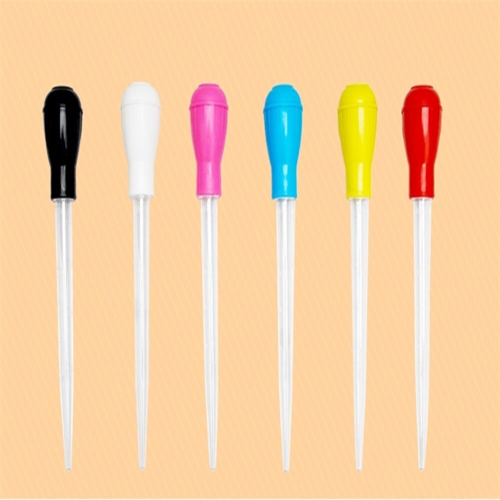스포이드 중형 30ml x 4개 세트 물감 별매 액체소분 어항스포이드 아기물감놀이