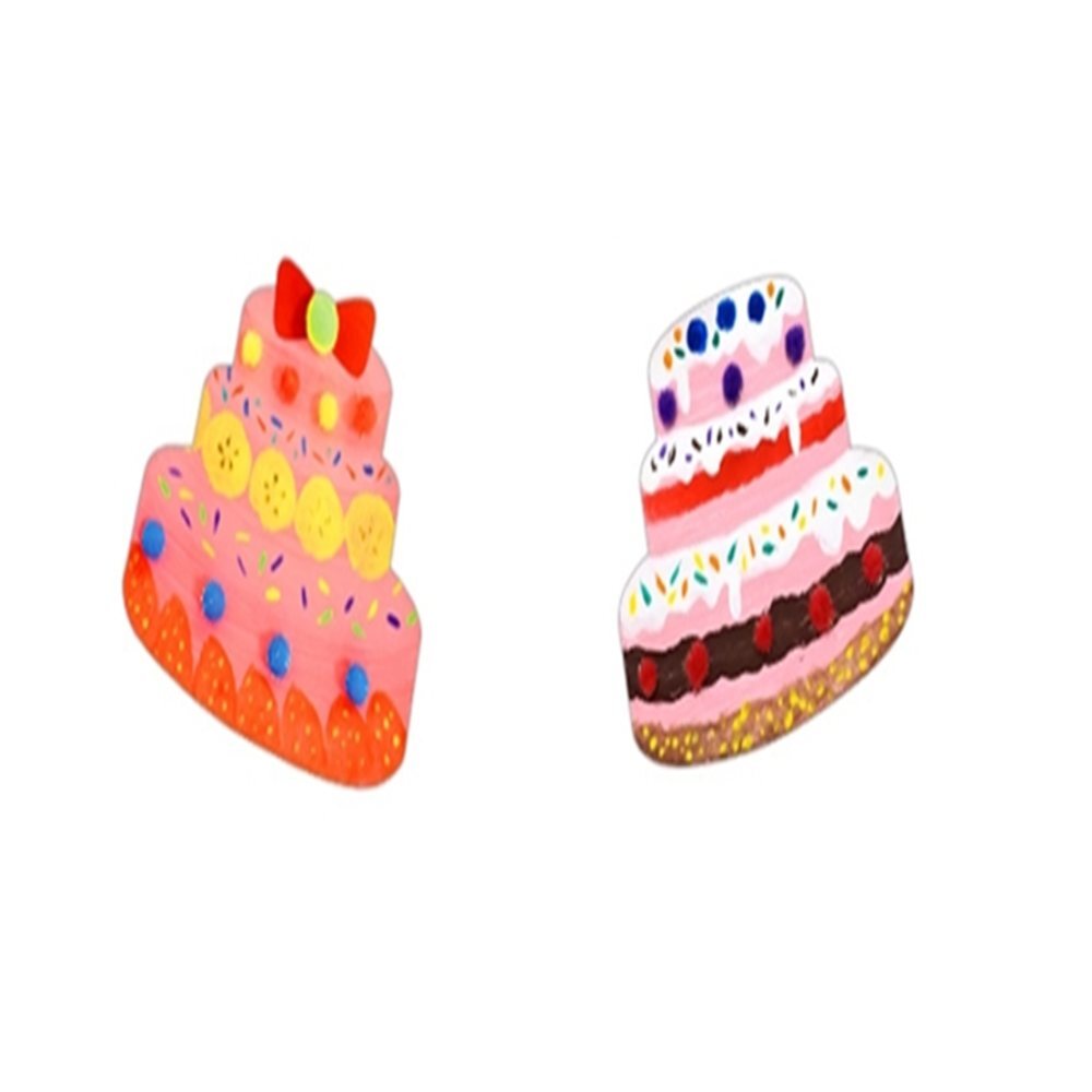 모양종이 케이크 생일카드 색칠공부 케이크꾸미기