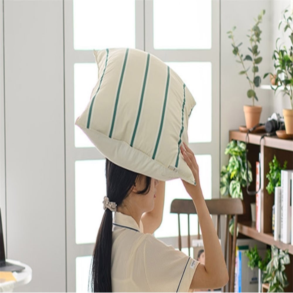 베개커버 50x70 그린 베개솜별매 양면이불 순면차렵이불 여름차렵이불