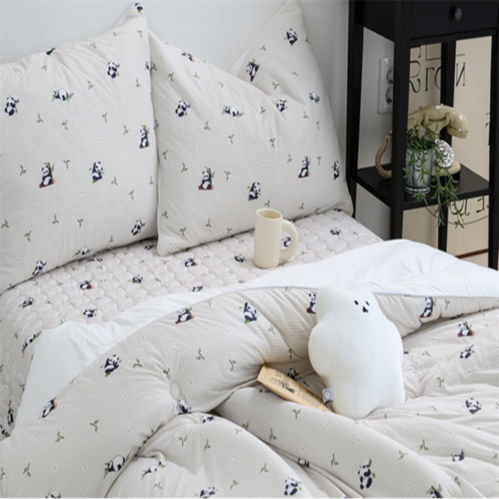 이불패드세트 차렵이불 패드세트 퀸 베이지 베게솜별매 퀸이불세트 4계절이불 귀여운이불세트