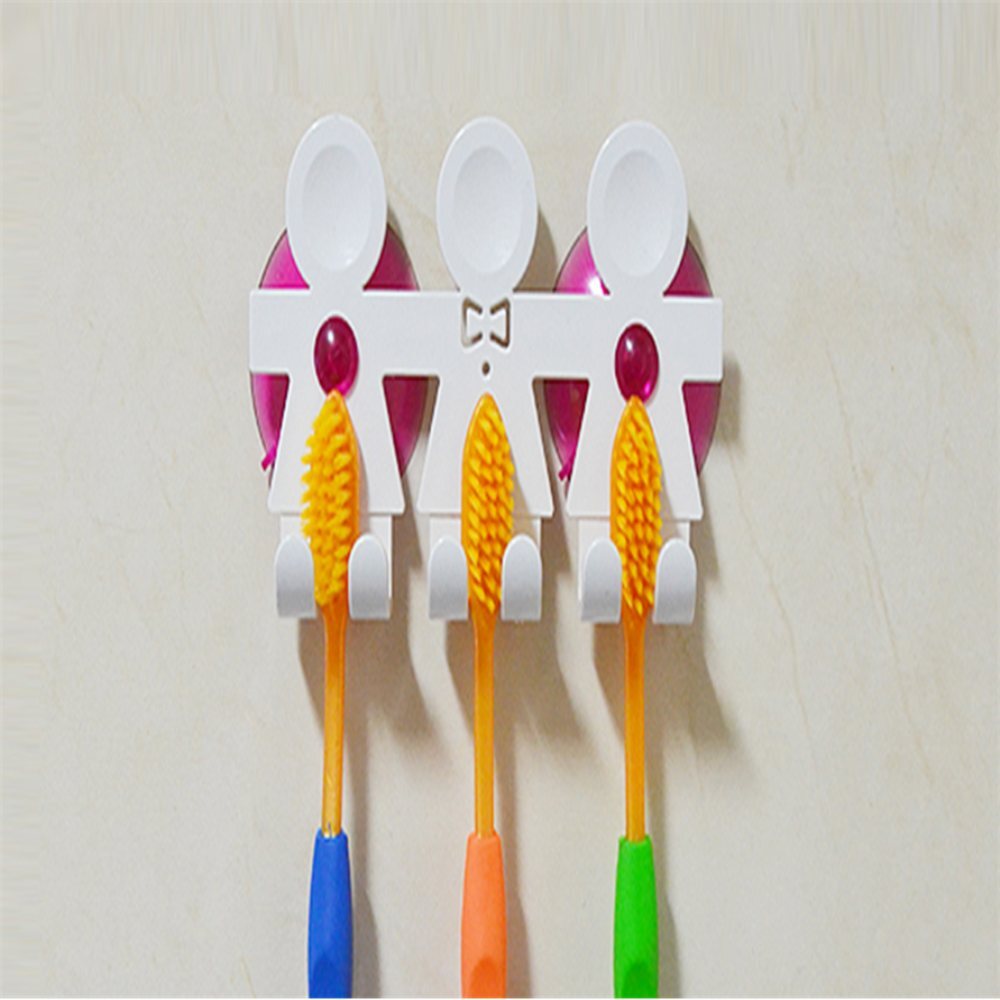 욕실 걸이 귀여운칫솔걸이 흡착식칫솔걸이 칫솔걸이