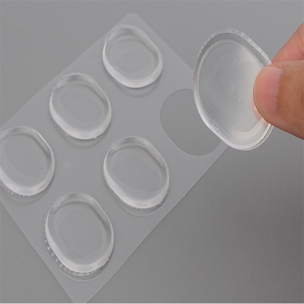 투명 뒤꿈치 패드 6P 발뒤꿈치보호쿠션 여성구두뒤꿈치쿠션 운동화뒷꿈치쿠션패드