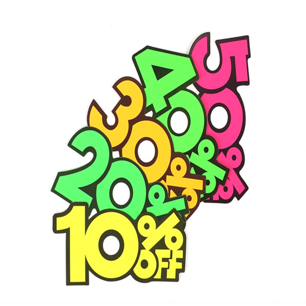 50프로 쇼카드 10P pop쇼카드 쇼카드메모 매장POP