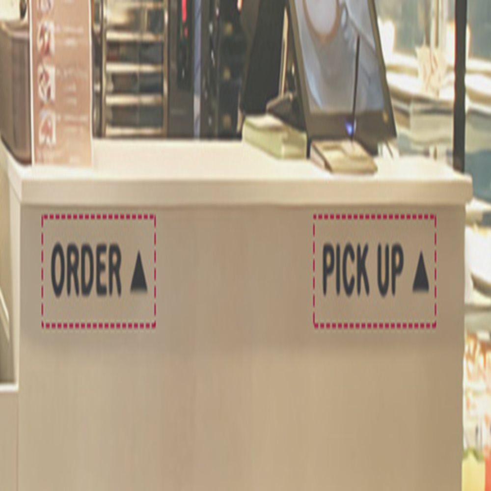 카페 문구 PICKUP 아크릴글씨 ORDER