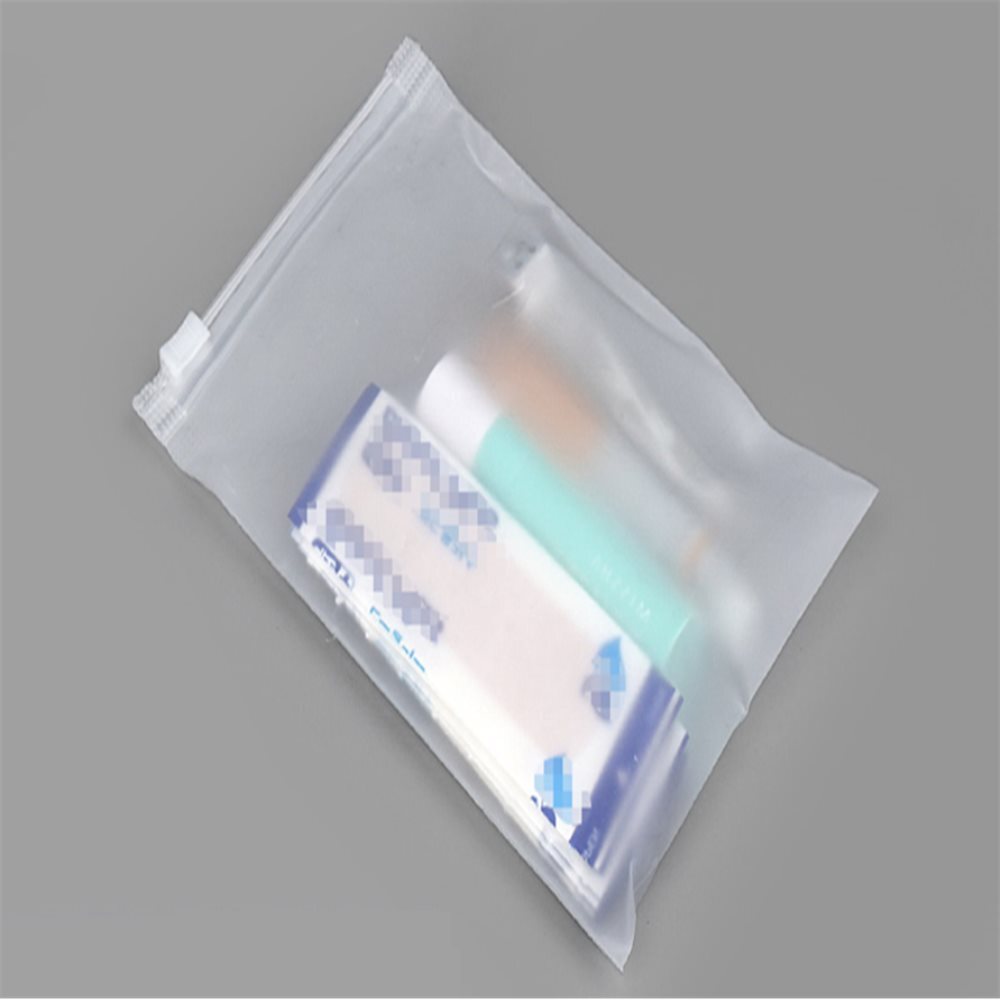 반투명 휴대용 지퍼백 10x15cm 아기물놀이파우치 지퍼비닐백 슬라이드백