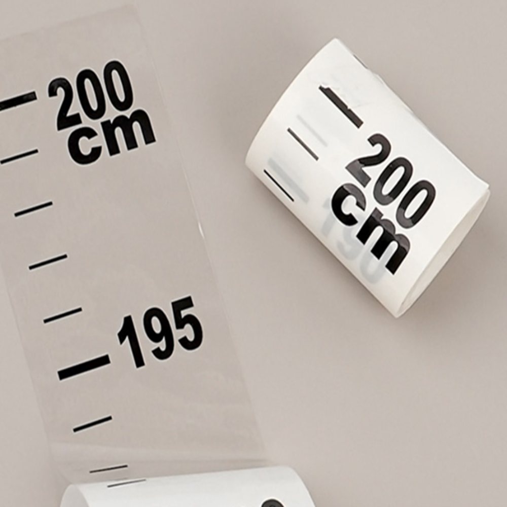 키재기 스티커 200cm 줄자스티커 키재기자 키측정